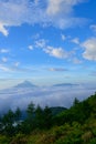 Sea of Clouds and the Mt. Fuji Royalty Free Stock Photo